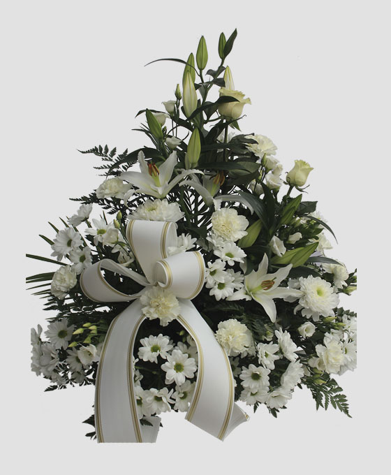 Centro de flores funerarias